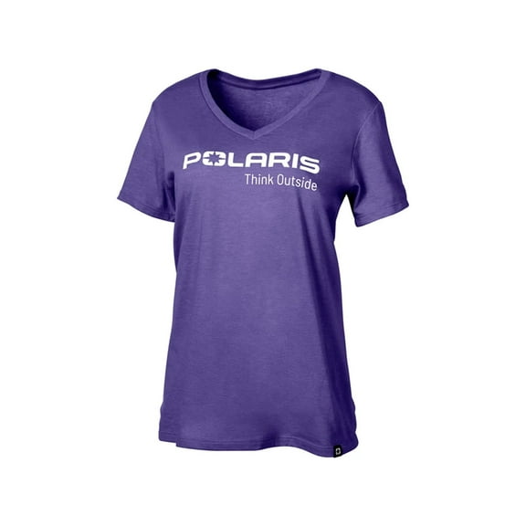 Polaris Women's Think Outside Tee T-Shirt Heathered Purple 286459702