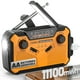 thumbnail image 1 of Radio meteorológica de emergencia PRUNUS J-369 11100mWh con linterna, 1 of 6