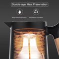 thumbnail image 3 of Large Thermal Coffee Carafe Double Walled Thermos Household Glass Liner Coffee Pot Household Insulation Pot Vacuum Carafes -ys, 3 of 5
