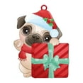 thumbnail image 2 of Fairnull Christmas Pendant Reusable Exquisite Creative Pug Shape Christmas Tree Pendant for Home Holiday Decoration, 2 of 9