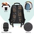 thumbnail image 4 of Aplkyhs Strawberry Capybara School Backpack for Students Age 6-18 Ergonomic Padded Adjustable Shoulder Straps Large Capacity for Elementary Middle High School Daily Use, 4 of 7