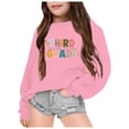 thumbnail image 2 of Boys Sweatshirts Childrens Print Pullover Crew Neck Long Sleeve Sweatshirt Hoodless Top Pink 5-6 Years, 2 of 4