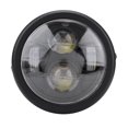 thumbnail image 1 of 6.5inch Motorcycle 12V LED Bulb Front Headlight HeadLamp Universal Black, 1 of 9