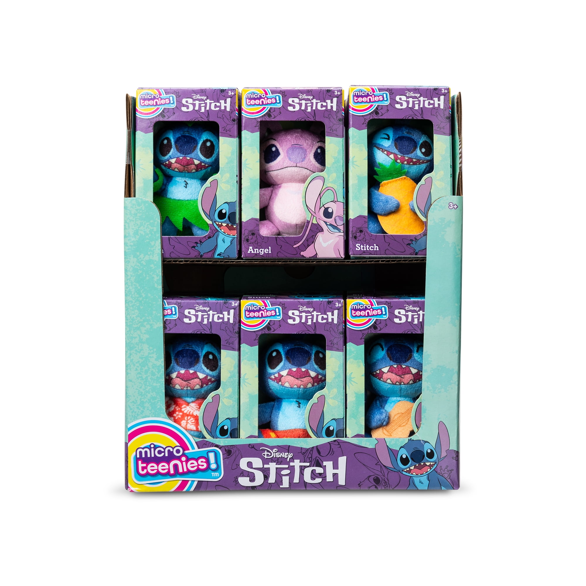 2 pack) Micro Teenies Disney Stitch Plush Toys Assortment, Great