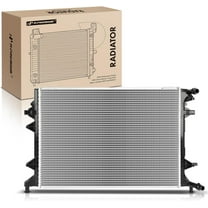 A-Premium Engine Coolant Radiator Assembly Compatible with Volkswagen Jetta 2016 2017 2018 1.4L, Replace# 5C0121251M