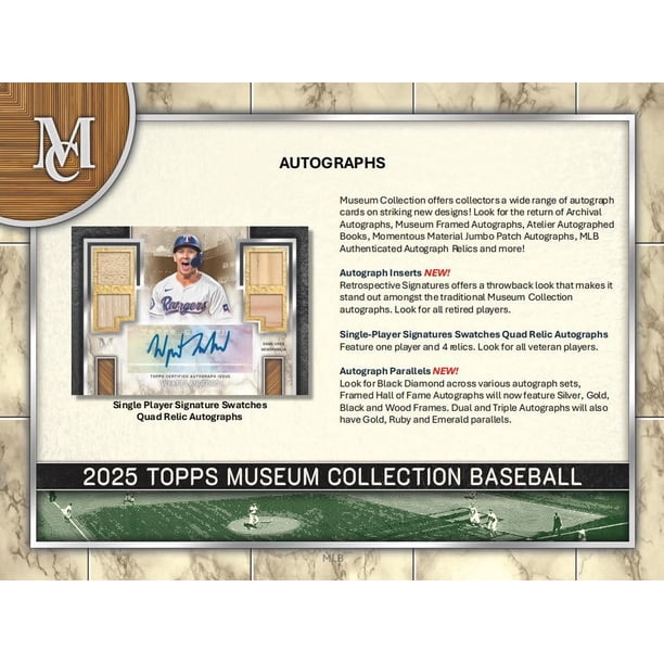 2025 Topps Museum Box | Trading card storage for hobby shops