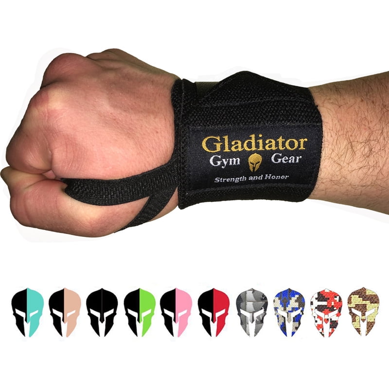 Weight Lifting Wrist Wraps with Thumb Loops Wrist