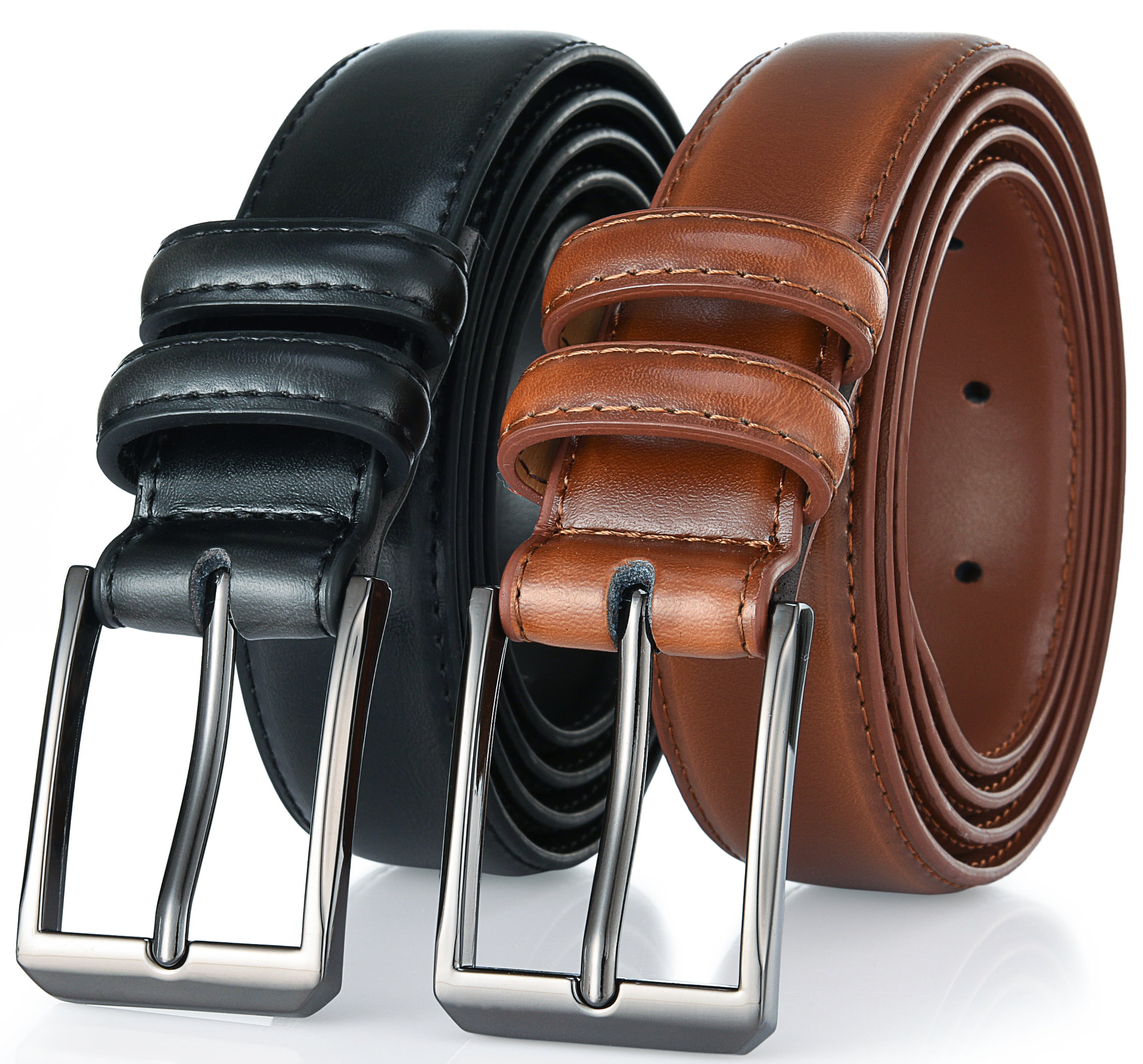 WONDAY Women Leather Belt-Womens Jeans Belt-Women Pants Belt-Dress Belt Ladies Skinny Leather Belts with Alloy Retro Buckle 