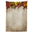 thumbnail image 3 of Ambesonne Fall Tablecloth Rectangular Table Cover, Dry Leaves Berries Vivid, 60"x90", Multicolor, 3 of 4