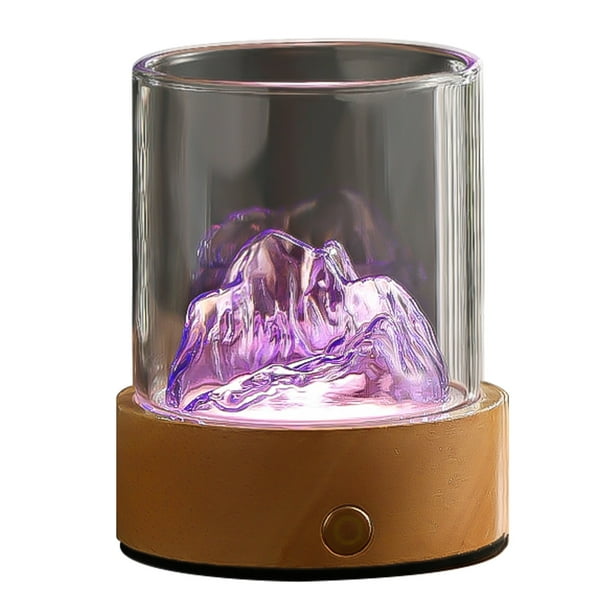 La luz de la cabecera de la montaña adorna la decoración casera ligera de la visión 300mAh para la sala de estar Hugtrwg Para estrenar