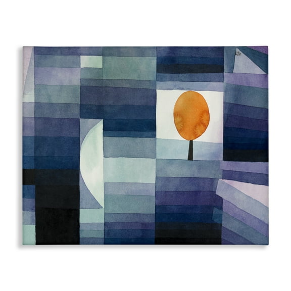 Stupell Industries Harbinger Of Autumn Classic Abstract Painting Wrapped Canvas Art Print Wall Art, 20 x 16