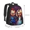 thumbnail image 2 of Lsque Chucky Backpack for Men and Women - Durable 600D Oxford Cloth -Large Capacity, Water-Resistant School, Travel, and Hiking Bag, 2 of 7