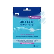 Differin Power Patches for White Head Pimples, Hydrocolloid Acne Patches, Zinc Hyaluronate and Niacinamide, 23 ct