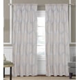 thumbnail image 2 of 48" x 84" Hexagon Strié Window Curtain Panel Drapes Pair, 2 of 3