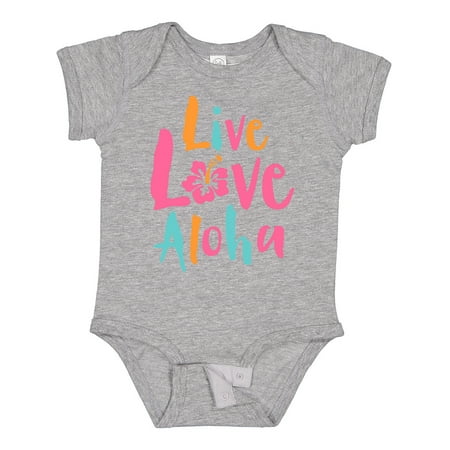 

Inktastic Live Love Aloha Gift Baby Boy or Baby Girl Bodysuit