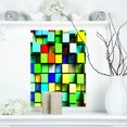 thumbnail image 1 of Colored 3D Cubes Wall Design - Abstract Canvas Art Print, 1 of 3