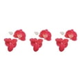 thumbnail image 3 of maskred 50 Pcs Têtes d'Orchidée en Soie Synthétique Durables Conçues pour Roses Rouges 3Set, 3 of 6
