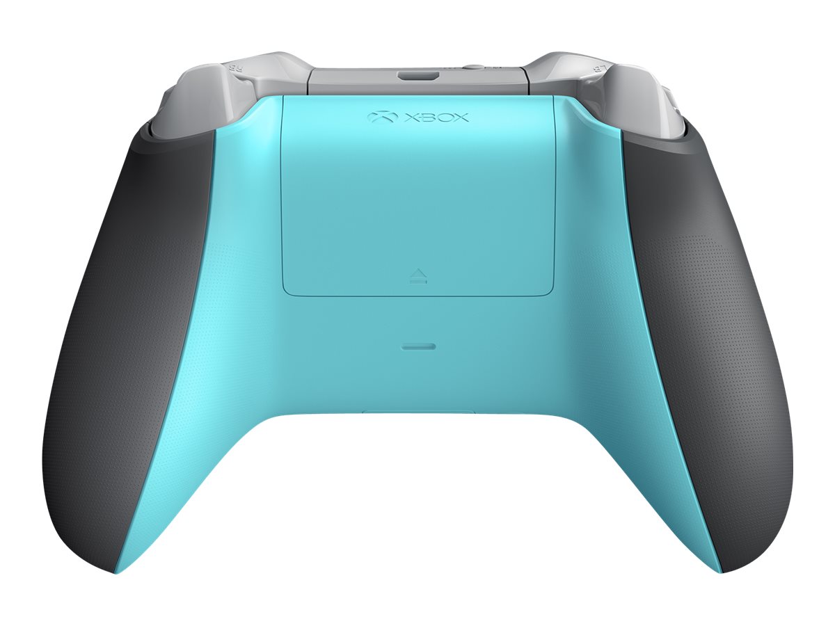 Microsoft Xbox Wireless Controller - Gamepad - wireless - Bluetooth - gray, blue - for PC, Microsoft Xbox One, Microsoft Xbox One S, Microsoft Xbox One X - image 5 of 8