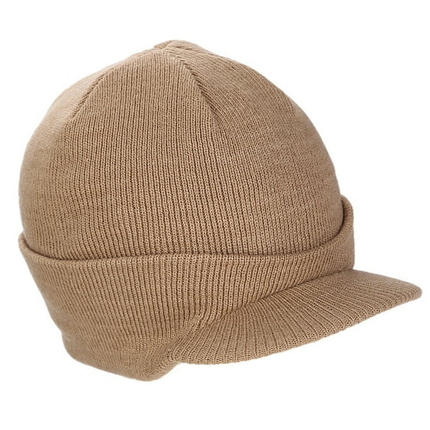 Gorro de Esquí de Invierno Térmico Salvador Unisex Tejido Cálido Beige