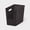 Black, variant on Y-Weave Narrow Easy Access Decorative Storage Basket