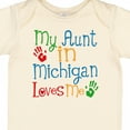 thumbnail image 4 of Inktastic My Aunt in Michigan Loves Me Boys or Girls Baby Bodysuit, 4 of 5