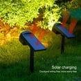 thumbnail image 4 of JGFSFC Solar Wall Light Black Plastic Outdoor Patio Garden Lighting, 4 of 7