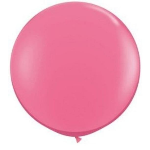 Qualatex 36 Round Latex Balloons (Rose) MultiColored