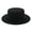 Black, variant on IDALL Fedora Hats Party Hats Womens Wide Brim Wool Felt Flat Top Fedora Hat Party Church Trilby Hats Cap Visor Hats Hats for Men Red One Size