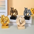thumbnail image 2 of Horse Head Statue Ornament Horse Sculptures Horses Figurines Decorative Objects for Home Offices Bookshelf Table, 2 of 9