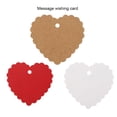 thumbnail image 4 of Qarigey Etiquetas de corazón Etiquetas de regalo Tarjetas de embalaje Nota de boda Etiqueta colgante Ropa Zapatos Bolsas Envoltura Accesorios Ropa, zapatos y accesorios Miscelánea Blanco, 4 of 6