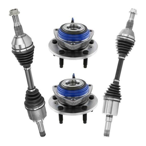 AutoShack Front Wheel Bearing Hubs CV Axles Kit Pair Replacement for 2012-2013 Chevrolet Impala FWD 2014-2016 Chevrolet Impala Limited FWD 5-Lug 5 HUB010400398