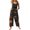 Saffron, variant on EANJE Halloween Overalls for Women, Sleeveless Spaghetti Strap Jumpsuit with Pockets, Print Wide Leg Baggy Romper, Adjustable Straps Fall Holiday Party Outfit Ginger 4XL