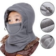 thumbnail image 4 of Kids Balaclava Ski Mask - Winter Ninja Face Mask with Hood - Cold Weather Snow Hat & Neck Warmer for Toddlers Boys & Girls, 4 of 8