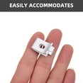 thumbnail image 4 of MLINS Shelf Pegs 12pcs Aluminum Alloy Shelf Support Clips Adjustable Shelf Brackets Pilaster Pins for Shelves Bookshelf Freezer, 4 of 8