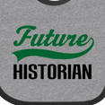 thumbnail image 4 of Inktastic Future Historian Boys or Girls Baby Bib, 4 of 4