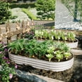 thumbnail image 6 of 8x4x1ft Raised Garden Bed Kit, Galvanized Planter Raised Garden Beds for Outdoor for Vegetables,Flowers &Herbs, Heavy Duty, Rust-Resistant, Easy Assembly, 6 of 13