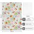 thumbnail image 2 of 2 Pcs Pioneer Flower Floral Print Pattern Kitchen Towels, Funny Microfiber Dish Towel Set, 18" X 26" Tea Towels, 2 of 6