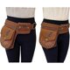 thumbnail image 2 of Stylish Black Fanny Pack for Women-Multi-Functional,Unlined,Zipper Closure,Rivet Detailing,Portable Outdoor Sports Phone Bag, 2 of 4
