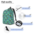 thumbnail image 5 of Balery Sunmmer Cat Vintage Canvas Backpack for Men and Women - Large Capacity, Durable Travel Laptop Bag for School, Work, Hiking, and Outdoor Activities, 5 of 7