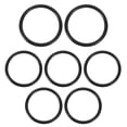 thumbnail image 1 of 7 Pcs Black Rings Crystal Singing Bowl Accessories Tibetan Bowl Gasket Singing Bowls Standing Ring Singing Bowl Rubber Ring, 1 of 3