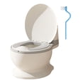 thumbnail image 1 of Orinal para bebé Hugo Silla para ir al baño Asiento de PU gris, 1 of 9