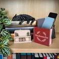 thumbnail image 7 of 1PC Book Shaped Bookmark Holders Home Office Desk Bookmark Holder Ornaments Gift for Friends Decor Personalized Gifts Storage Box for Bookmark,3D Printed Decorative Items For Pen Holders(Red), 7 of 7