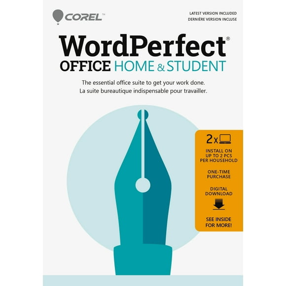 Corel WordPerfect Office Home & Student [Digital Download]