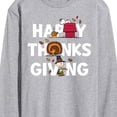 thumbnail image 3 of Peanuts - Happy Thanksgiving Icons - Men's Long Sleeve T-Shirt, 3 of 6