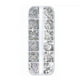 thumbnail image 1 of 12 Células 3D Nail Art Crystal Rhinestones - Multi-Tamaño Rectángulo Glitter Gems, Alto Brillo - para uñas de acrílico / gel, DIY Artesanía, Ropa y Joyería Decoración, 1 of 8