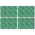 thumbnail image 1 of Merry Christmas Green Winter Xmas Trees Rectangle Dining Placemat 4PCS Durable Linen Placemats 12 X 18 Inch Winter Table Mats for Party Kitchen Dining Decor for Kitchen,Kitchen Table Mats, 1 of 5
