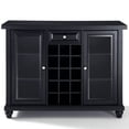 thumbnail image 3 of Crosley Cambridge Sliding Top Bar Cabinet in Black, 3 of 10