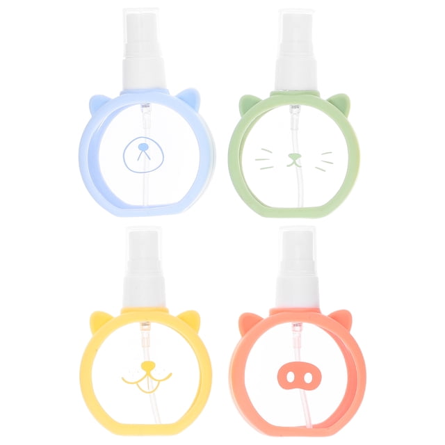 4pcs Botellas de viaje Vacías Botellas de spray de niebla fina vacío Botella de viaje recipientes líquidos recargables