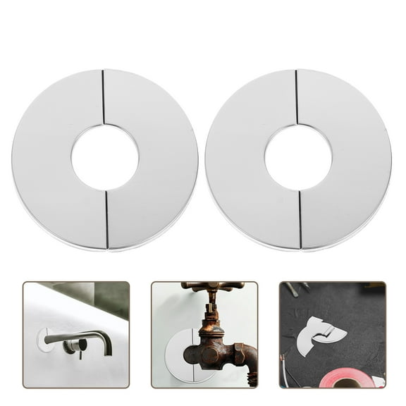 UPKOCH 4Pcs Pipe Wall Covers For Dustproof Use 2.75X2.75X0.12In