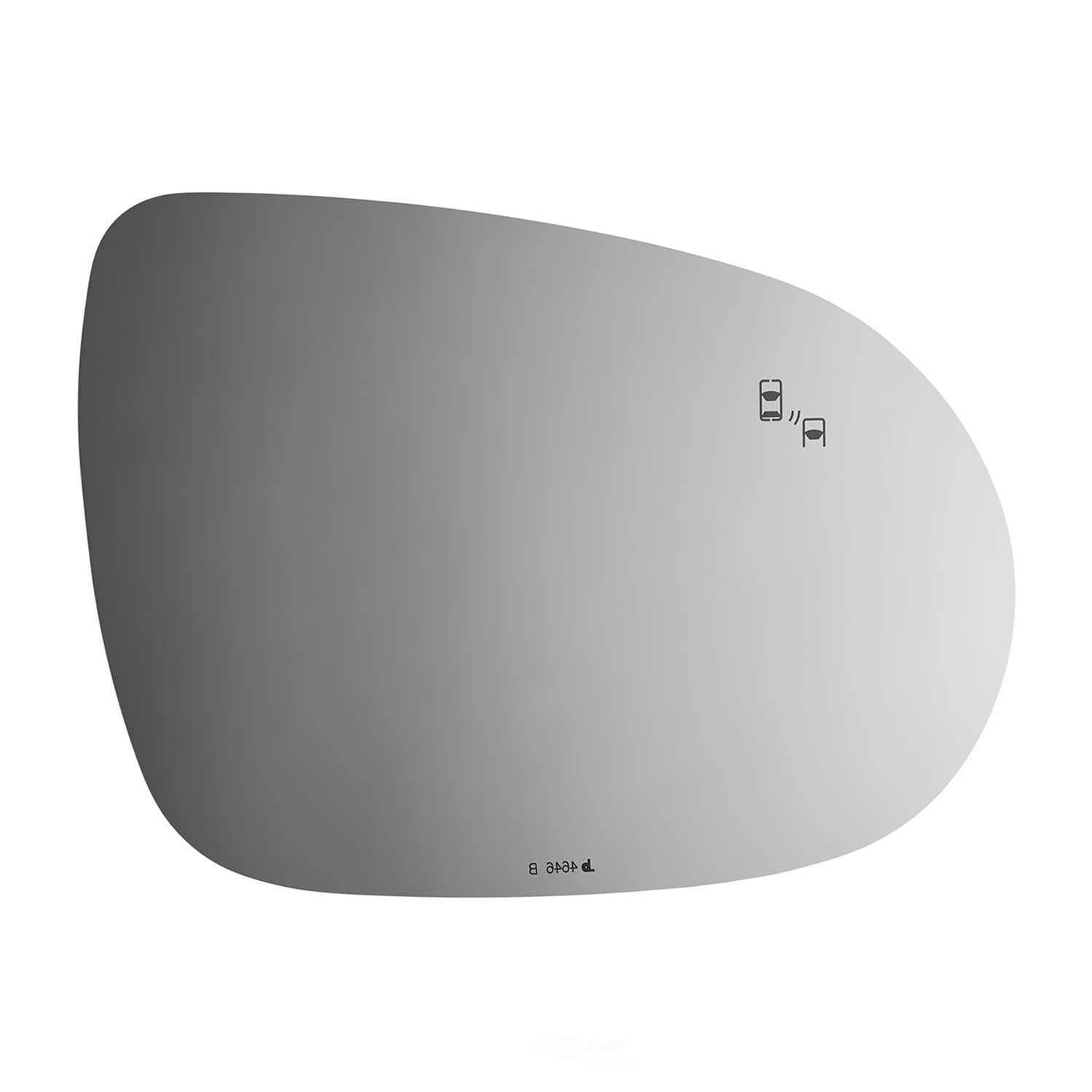 Burco Side View Mirror Replacement Glass - Clear Glass - 4646B